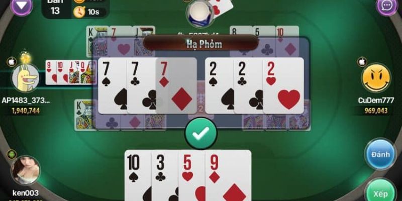 Lợi ích nhận về khi chơi phỏm tại trang game