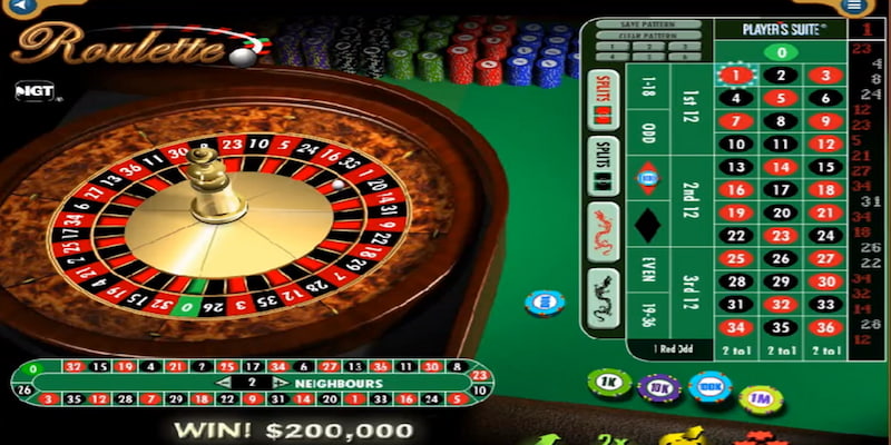 Roulette BET88 có giao diện đầy màu sắc